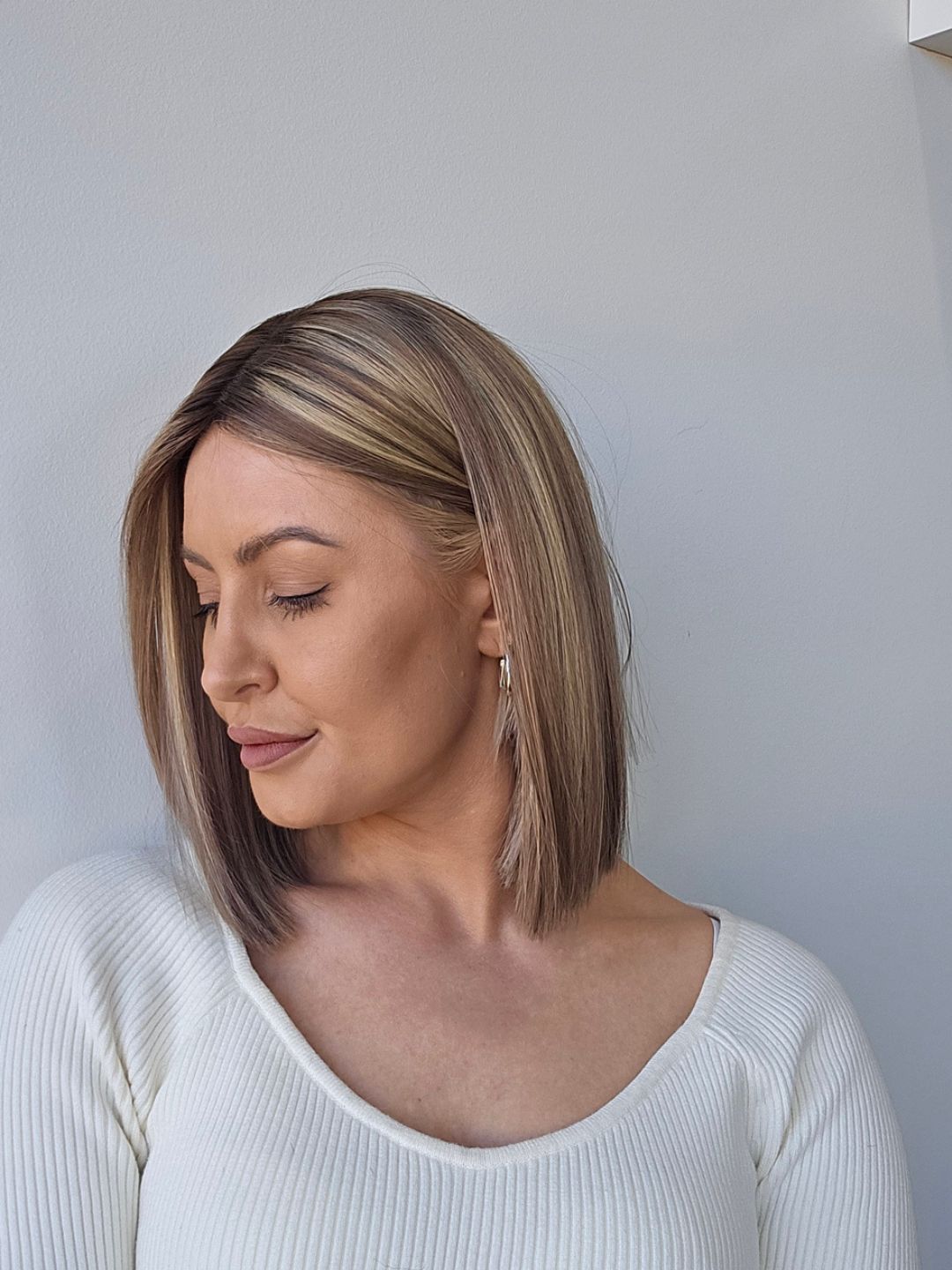 12" Butterscotch Blonde Silk Topper