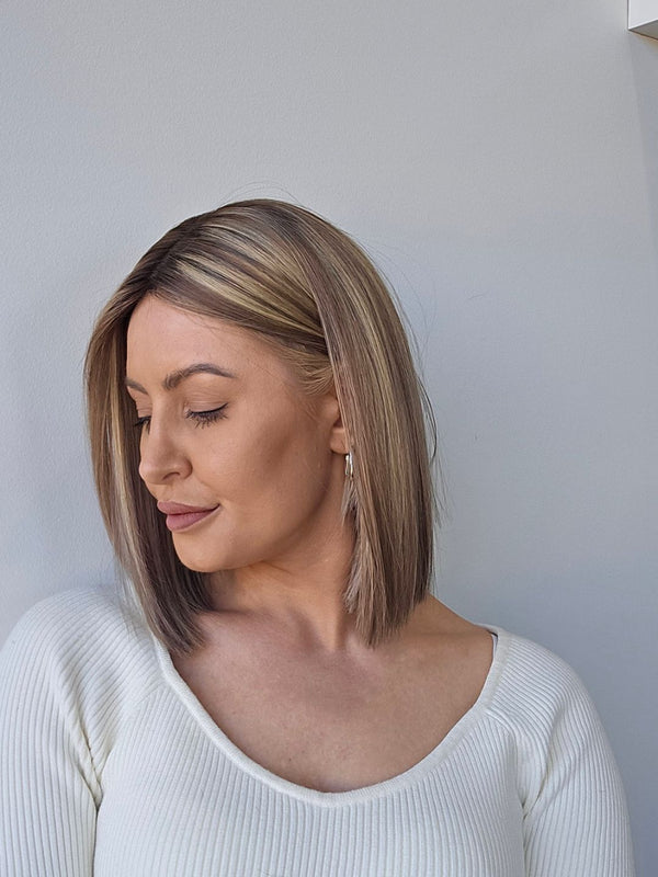 12" Butterscotch Blonde Silk Topper
