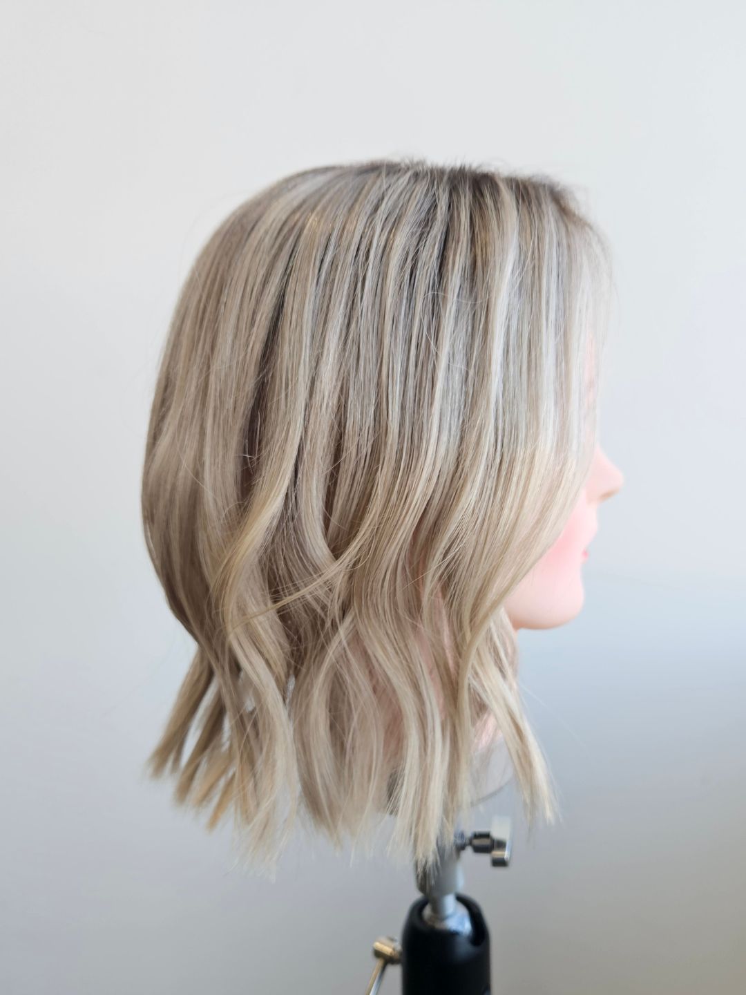 12" Ash Rooted Blonde Lace front topper