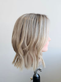 12" Ash Rooted Blonde Lace front topper