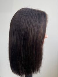 12" Deep Cocoa Lace front Topper