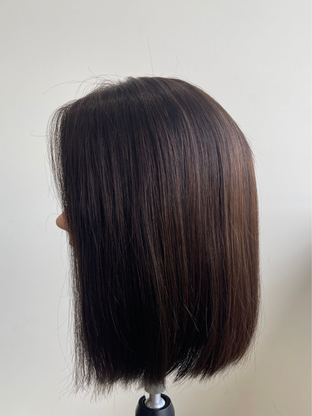 12" Deep Cocoa Lace front Topper