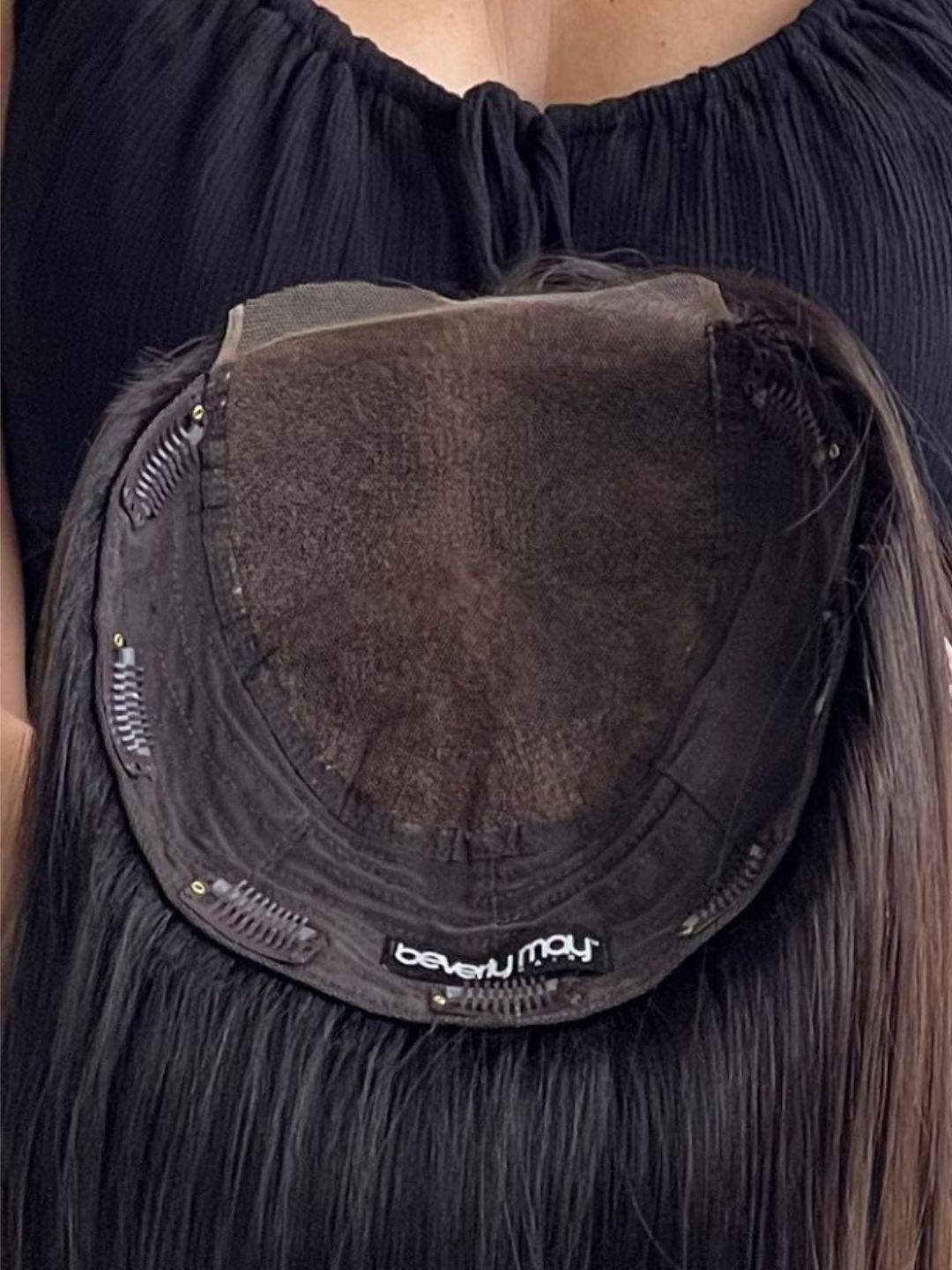 16" Light Brown Balayage Lace front Topper