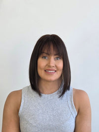 12" Dark brown Mono topper with Fringe