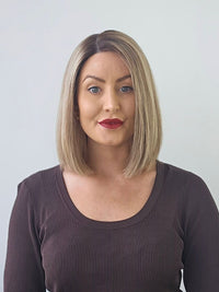12" Medium golden blonde Lace front wig