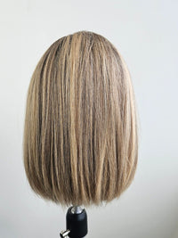 12" Medium golden blonde Lace front wig