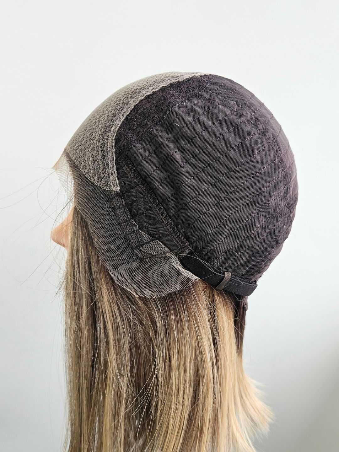 10" Neutral Platinum blonde Lace front Wig