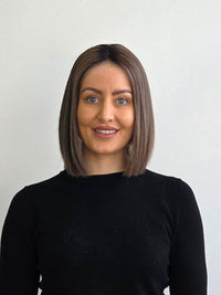 12" mushroom brunette Lace front topper