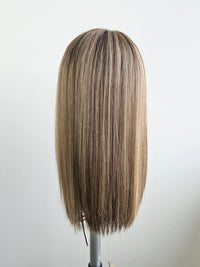 16" Sun kissed Caramel Blonde Closed Lace topper