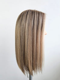 16" Sun kissed Caramel Blonde Closed Lace topper