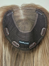 16" Sun kissed Caramel Blonde Closed Lace topper
