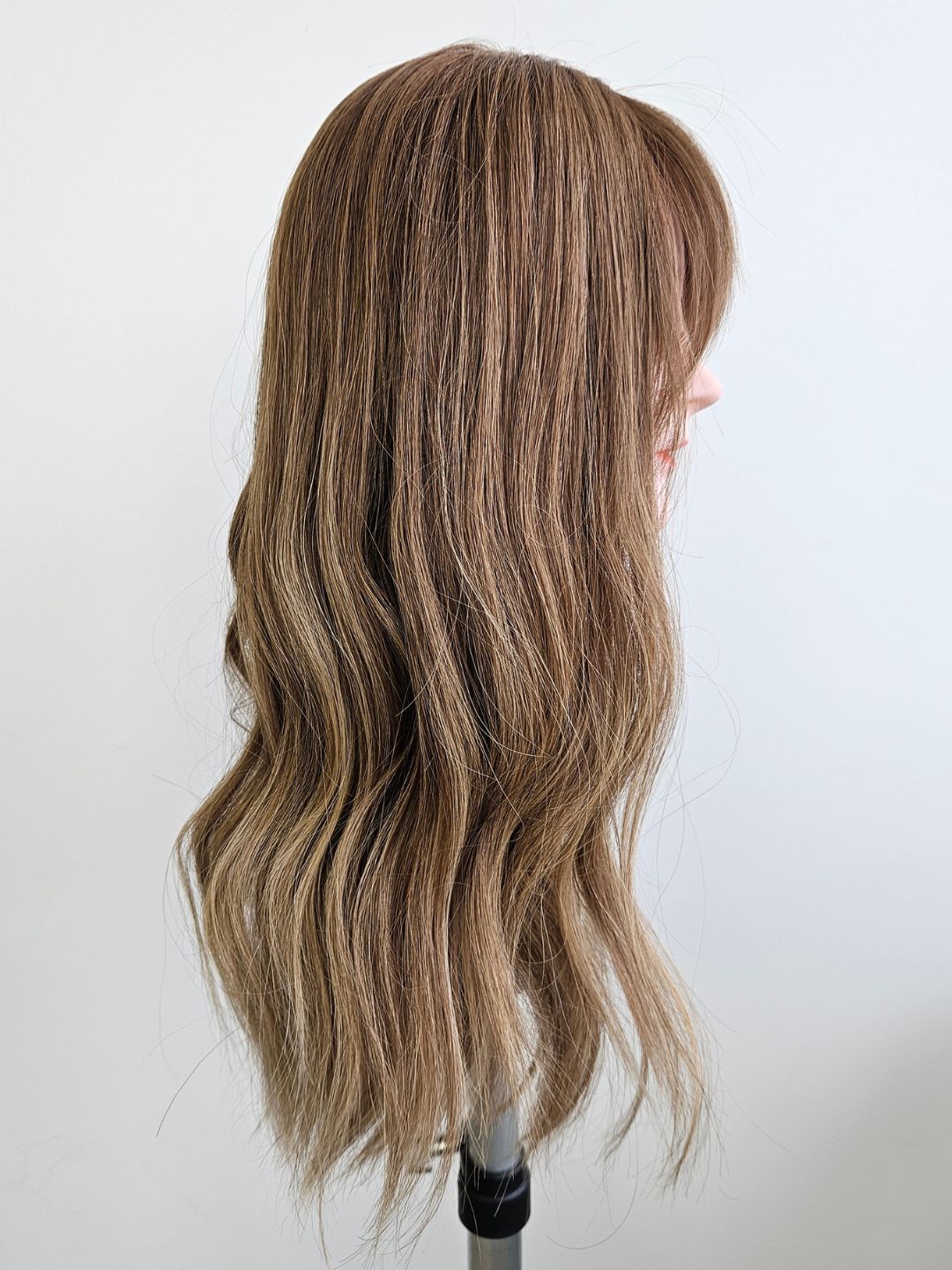 18" Golden Bronde balayage Lace front/ Silk top Wig