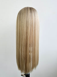 18" Honey Babylight blonde Lace front Topper