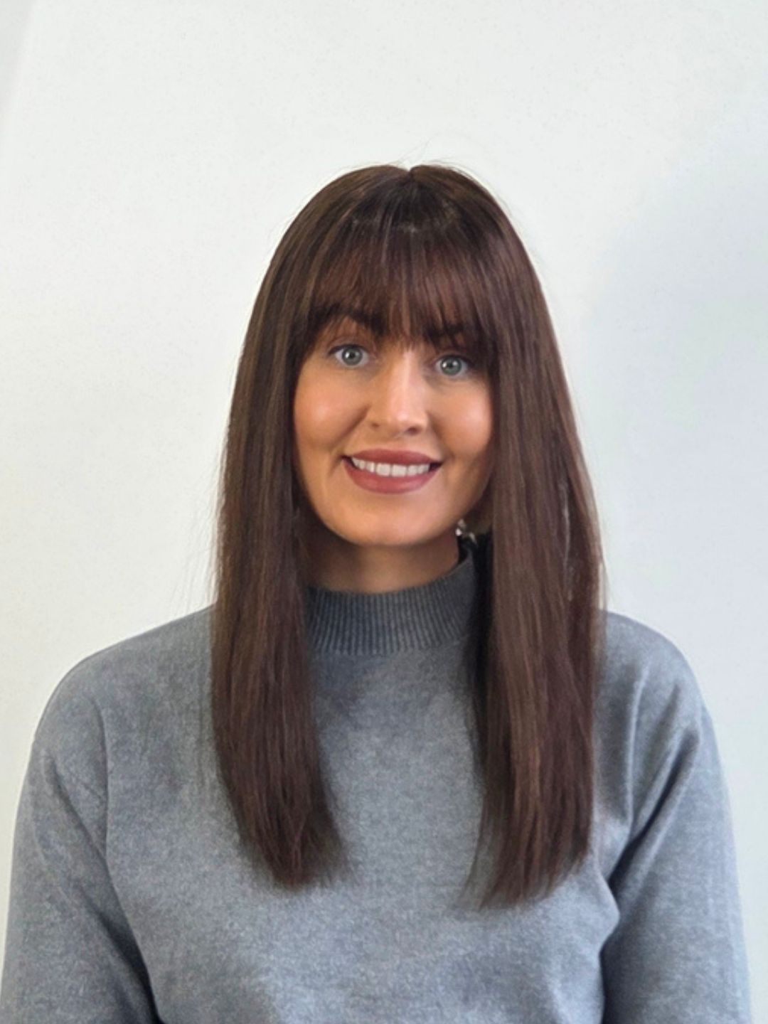 18" Chocolate brown Mono topper with Fringe