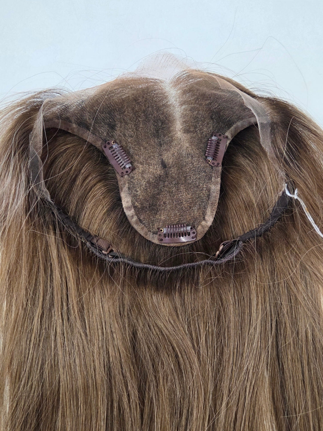 16" Cashmere brown T-lace frontal topper