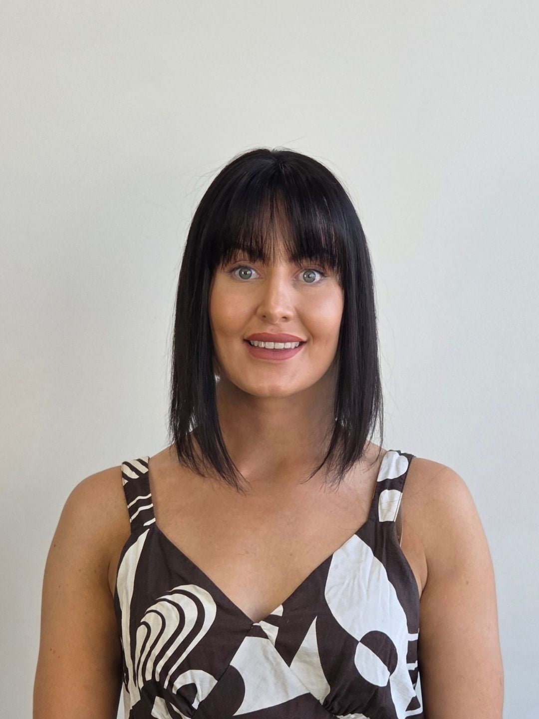 12" Black Mono Topper with Fringe