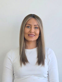 18" Soft mocha balayage lace front Topper
