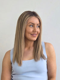 18" Honey truffle blonde Lace Front wig