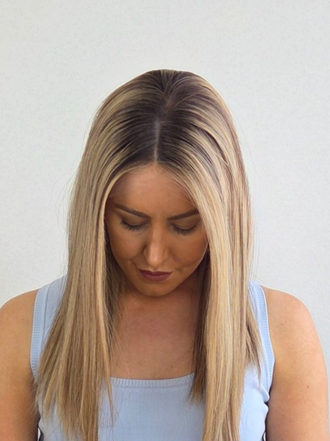 18" Honey truffle blonde Lace Front wig