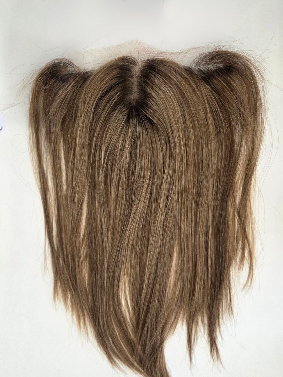 16" Cashmere brown T-lace frontal topper