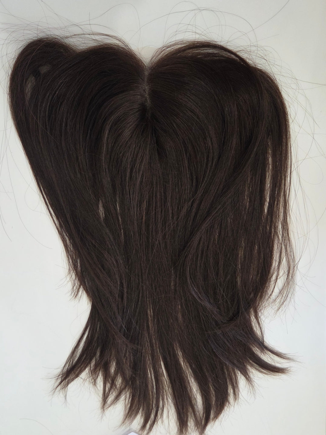 16" Dark brown T-lace frontal topper