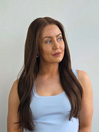 22" Toasted hazelnut Luxe lace front wig