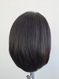 10" Midnight brown Lace front wig