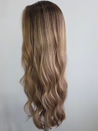 24" Champange blonde Lace front Topper