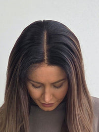 18" Hazelnut melt Luxe lace front wig