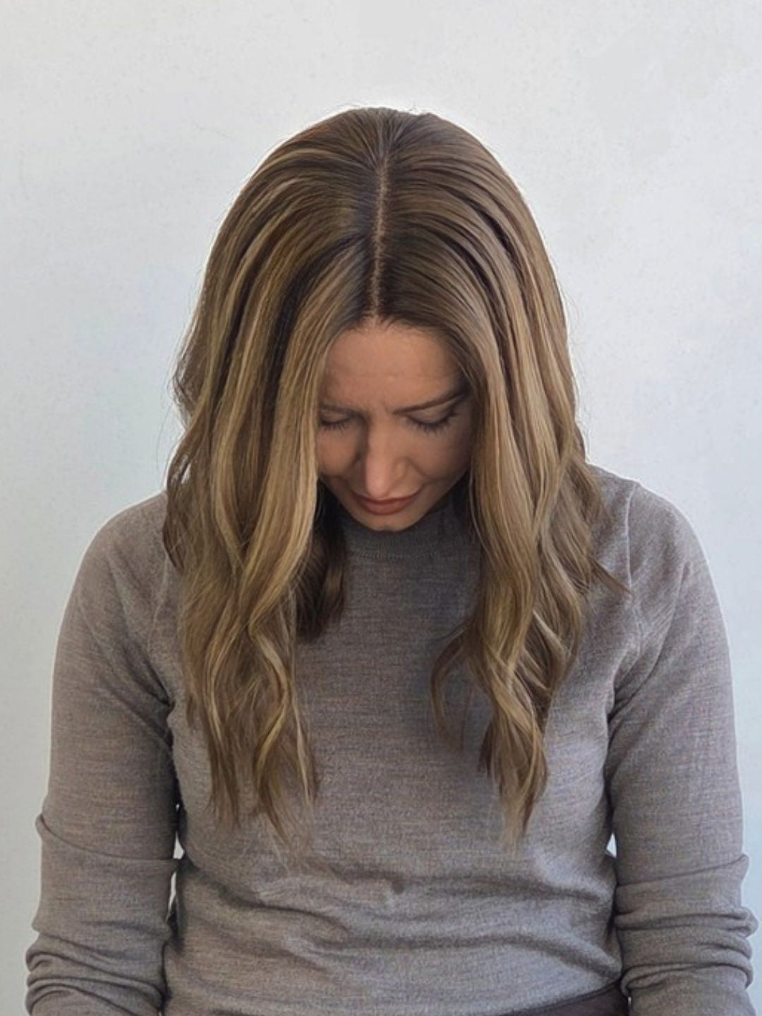 16" Walnut Brown Luxe lace front Wig