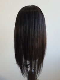 12" Black Mono Topper with Fringe