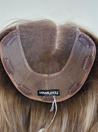 22" Neutral bronde balayage Lace front topper 22"