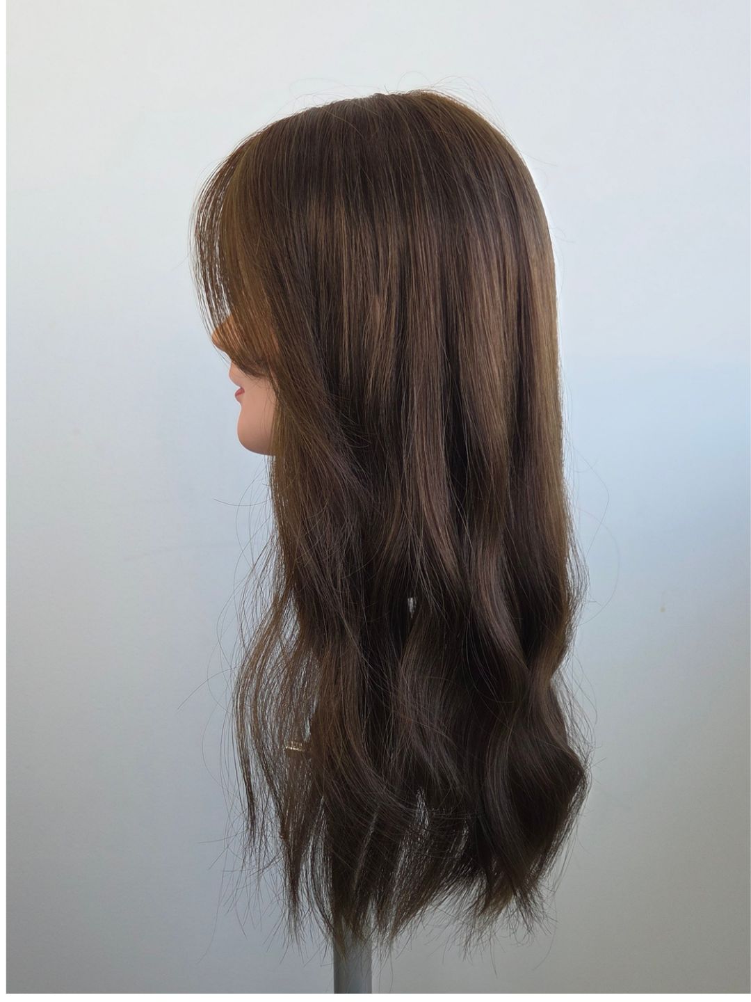 20" Chocolate Brown silk topper