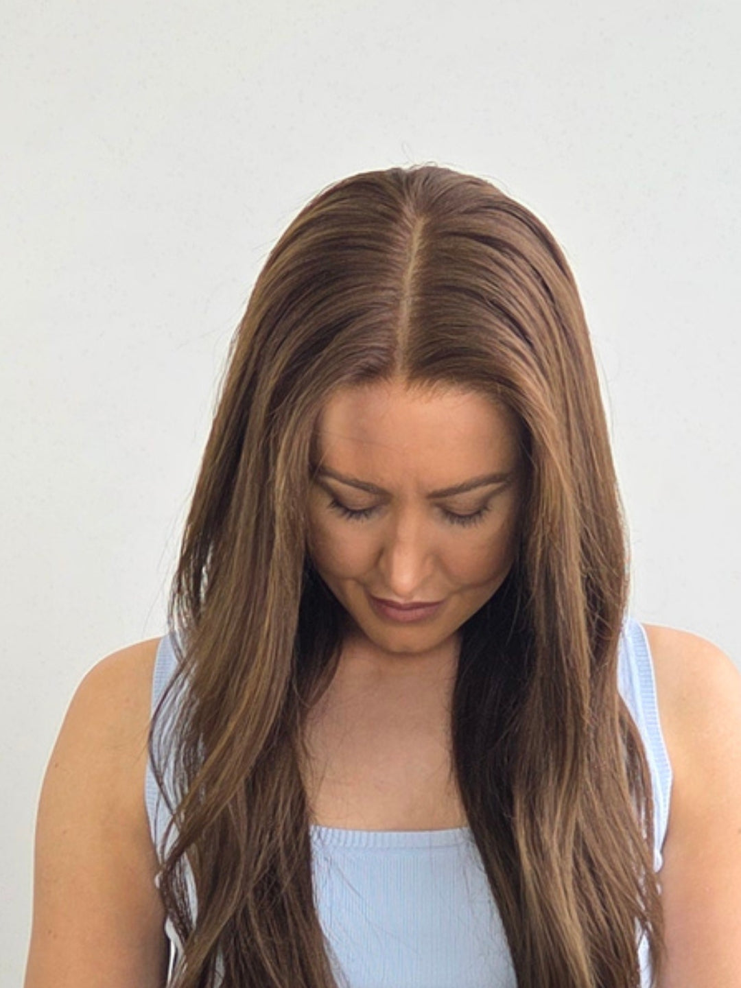 22" Toasted hazelnut Luxe lace front wig