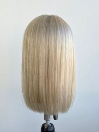 12" Platinum blonde Lace front Topper