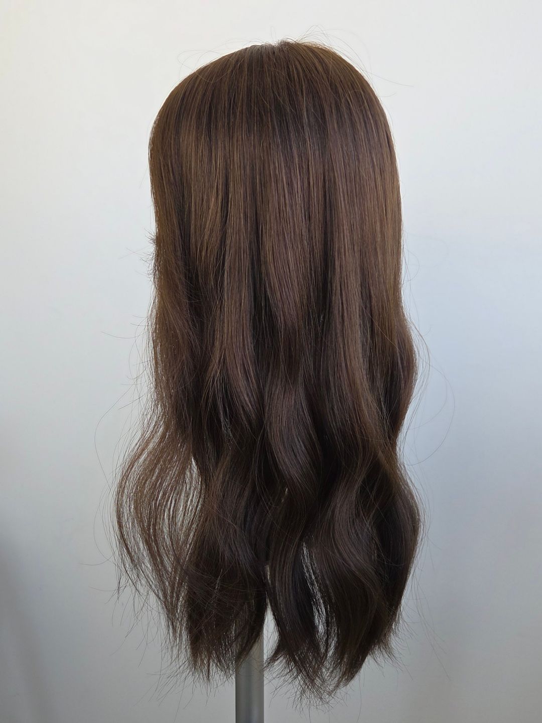 20" Chocolate Brown silk topper