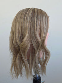 14" Sandy blonde Lace front Topper