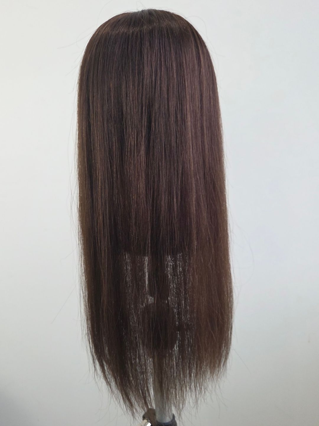 18" Chocolate brown Mono topper with Fringe
