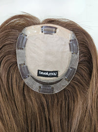 14" Warm Neutral Brown Silk Topper