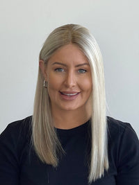 18" Platinum Ash blonde Lace Front Topper