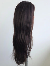 22" Dark brown Luxe Lace front wig