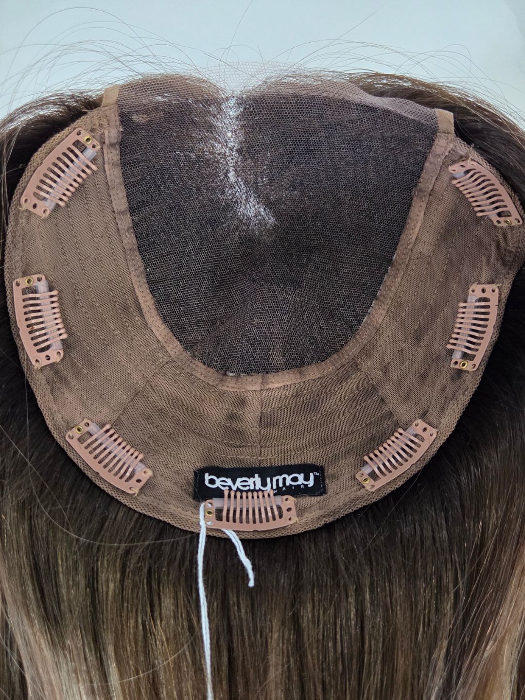 24" Champange blonde Lace front Topper
