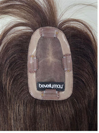 18" Chocolate brown Mono topper with Fringe