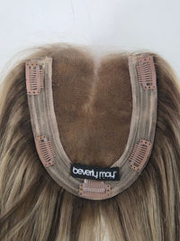 18" Vanilla almond blonde Lace front topper
