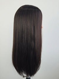 18" Midnight Cocoa Silk topper