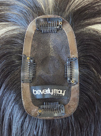 12" Black Mono Topper with Fringe