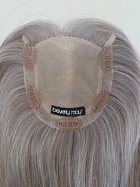 14" Champagne grey Lace front/ Silk topper