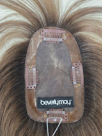12" Latte brown mono topper with Fringe