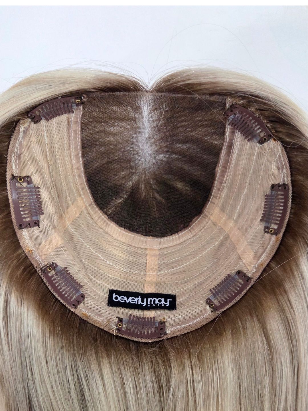 10" Bob pearl platinum blonde Closed lace topper