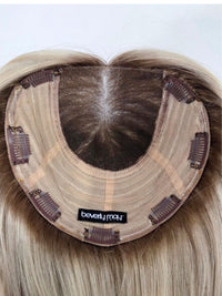 10" Bob pearl platinum blonde Closed lace topper